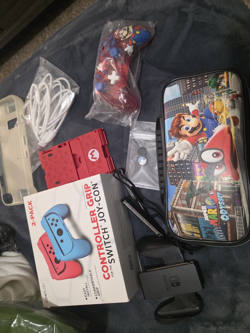 Nintendo Switch With Carrying Case & Accessories